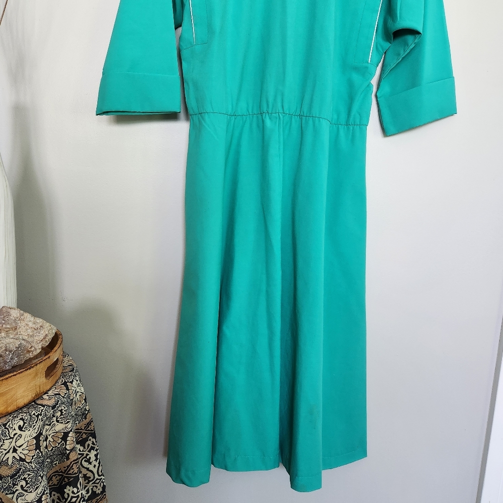 Vintage Mint Dress- quarter sleeve - Picture 13 of 17